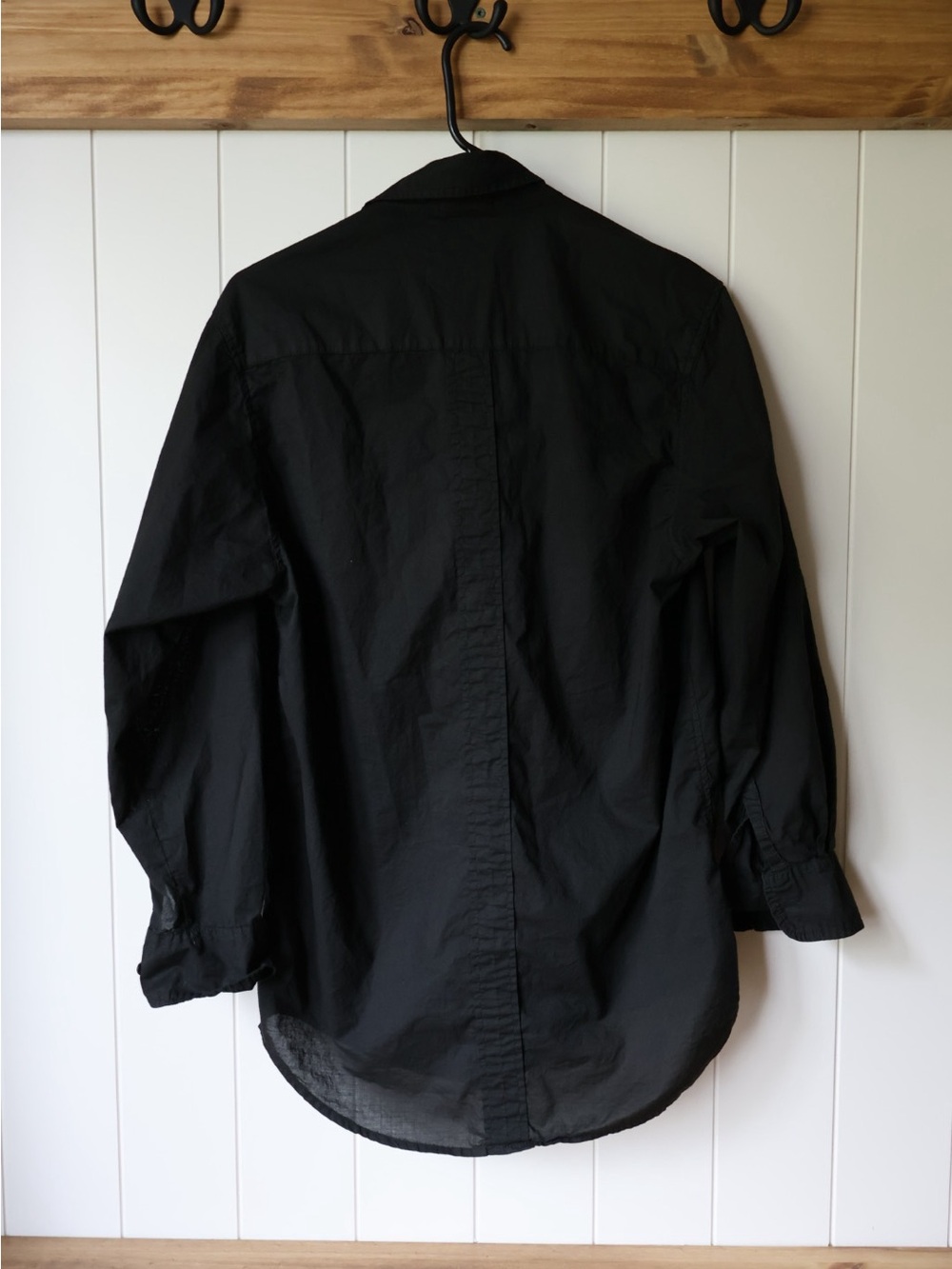 CP Shades Black Button-Up Shirt Cotton Oversized Women’s XS Natural Dye - Picture 6 of 6